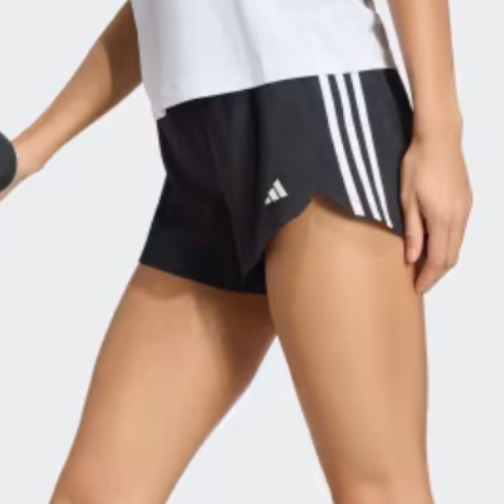 Adidas NWT Gray  Women’s Athletic Running Shorts with Side Stripes